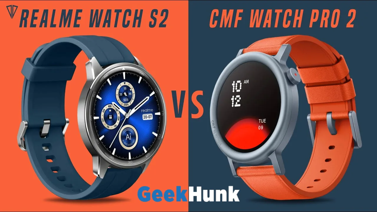 Realme Watch S2 vs CMF Watch Pro 2